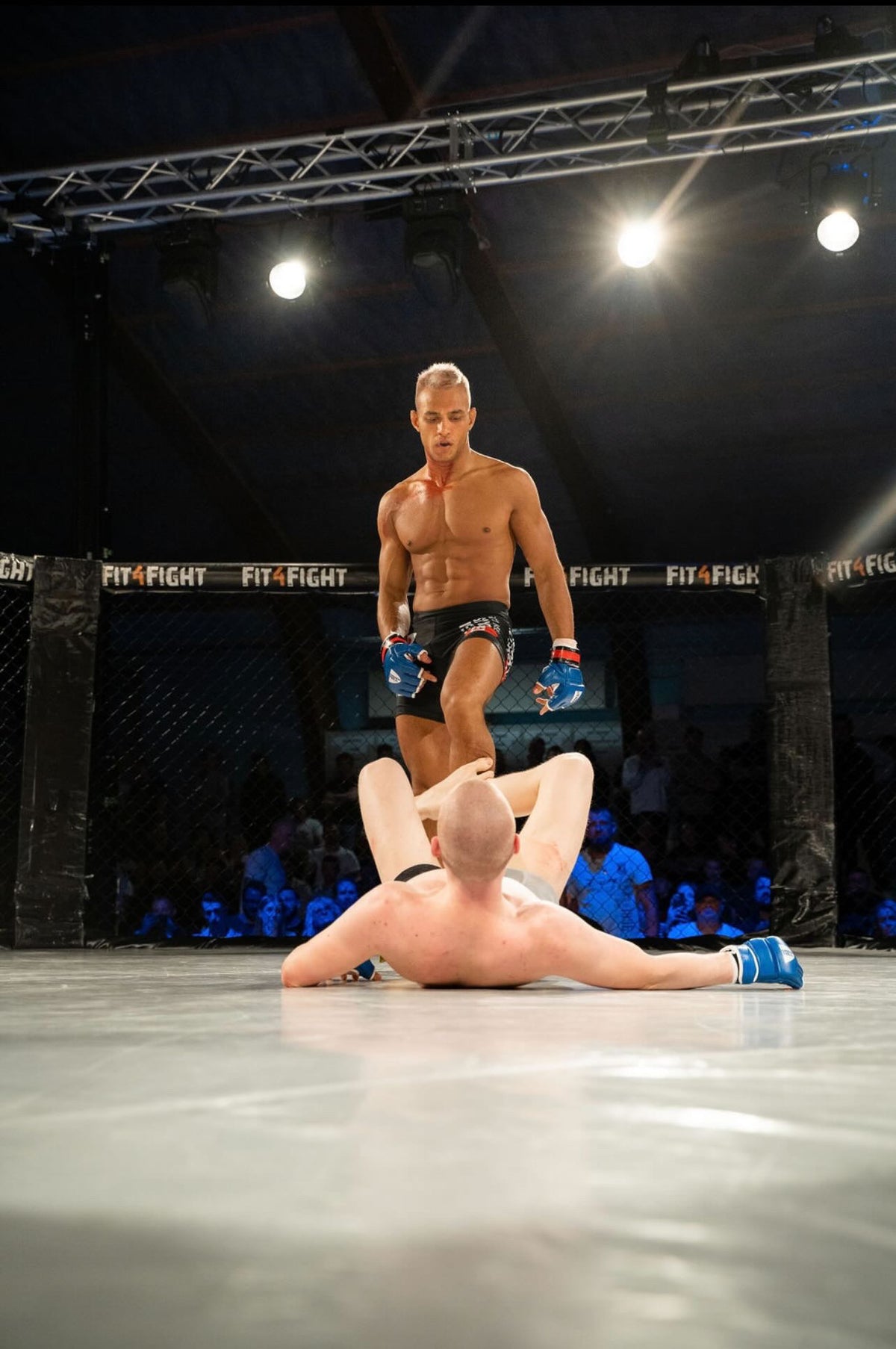 Atlet med mouthguard