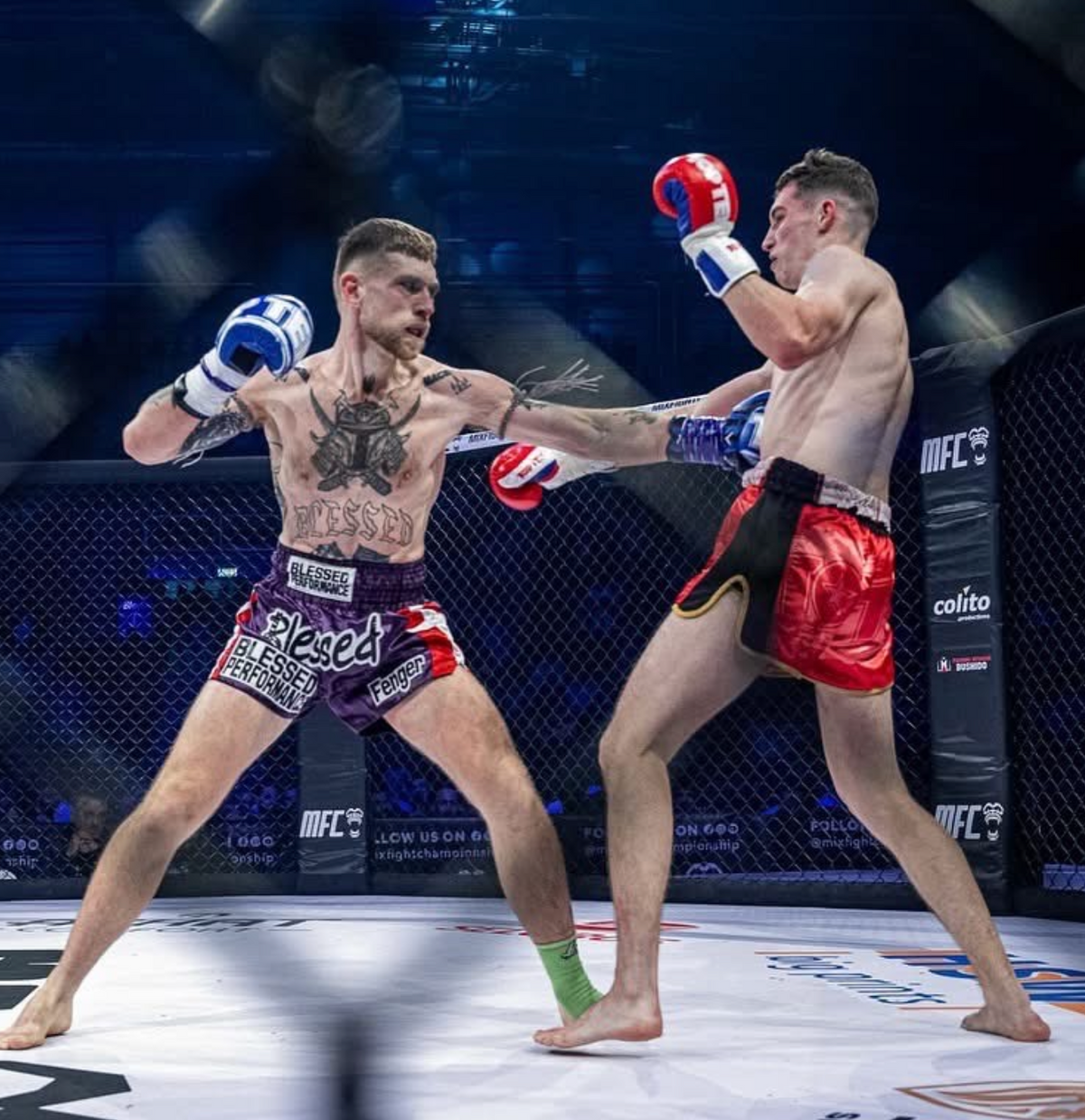 Atlet med mouthguard